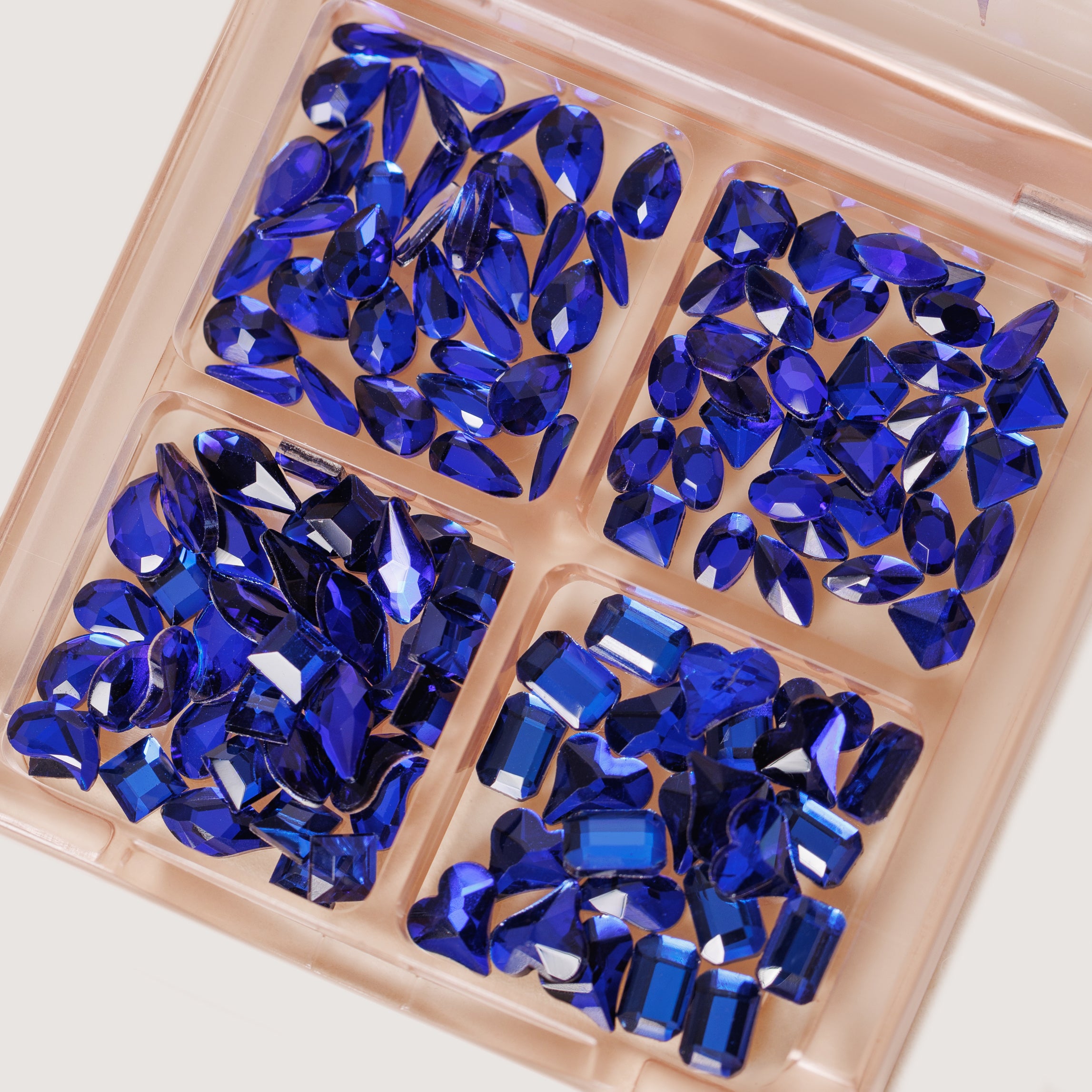 Mixed Shapes Crystals - Dark Sky Medium